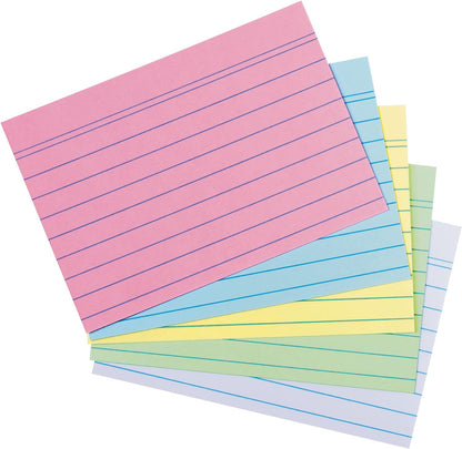 Herlitz A7 Multicolour Index Cards multicoloured A7