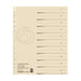 Herlitz A4 Subjects Divider - Buff (100 Pieces) 1 a4