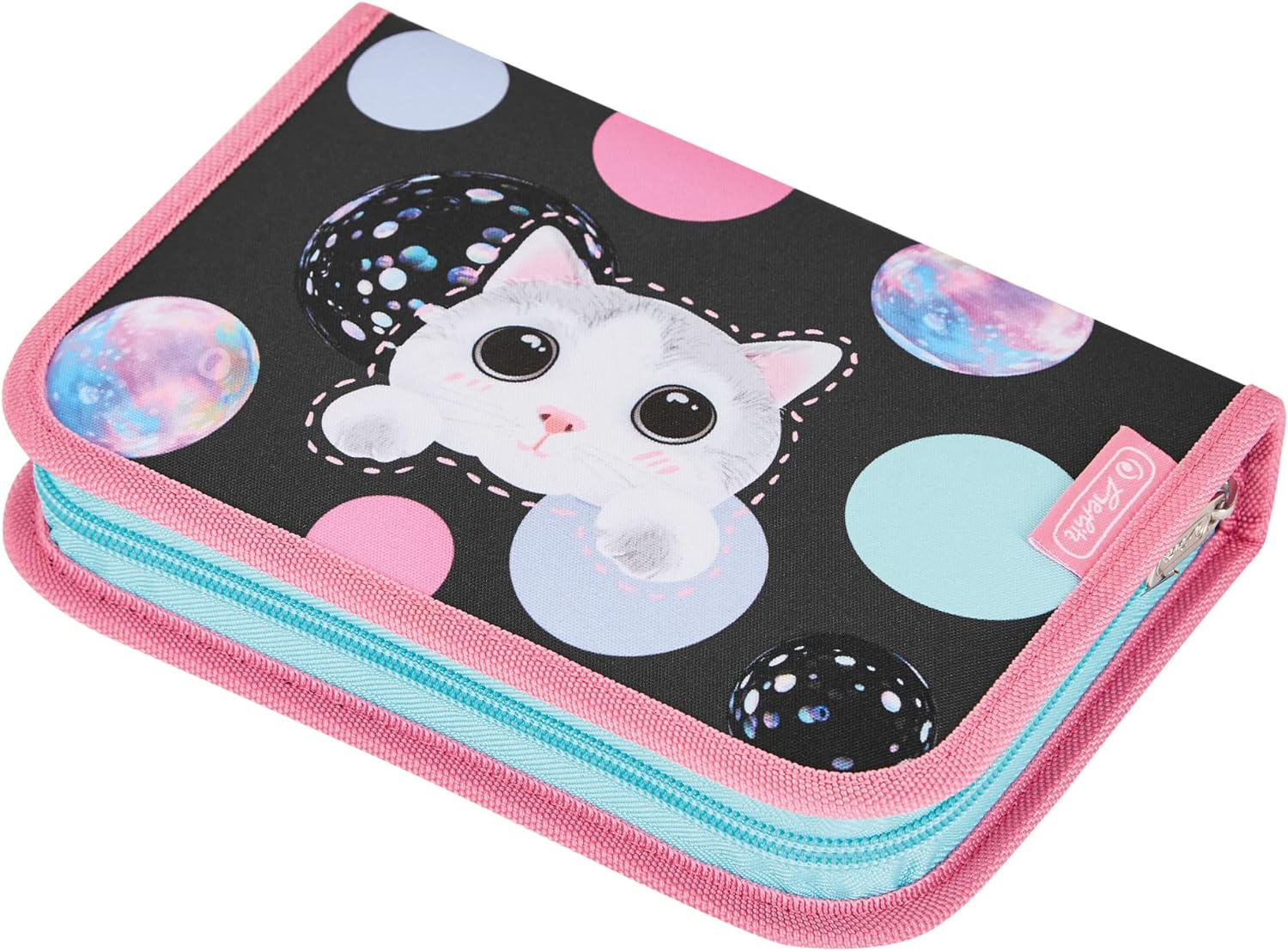Herlitz 31-Piece Pencil case. Cute Cat