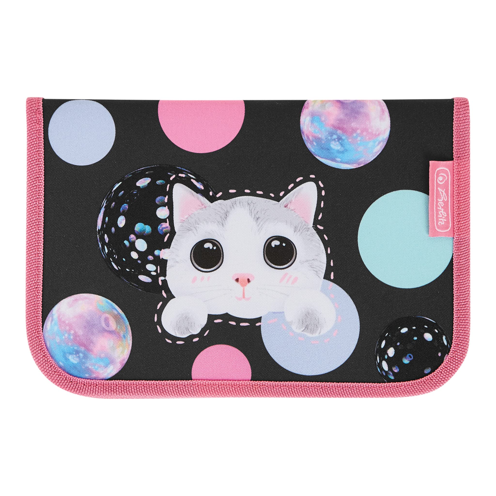 Herlitz 31-Piece Pencil case. Cute Cat
