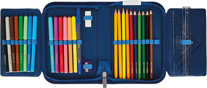 Herlitz Schüleretui 31 tlg. Blue Shark