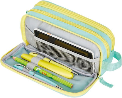 herlitz Doppelfaulenzer Uni Mint/gelb, 1 Stück