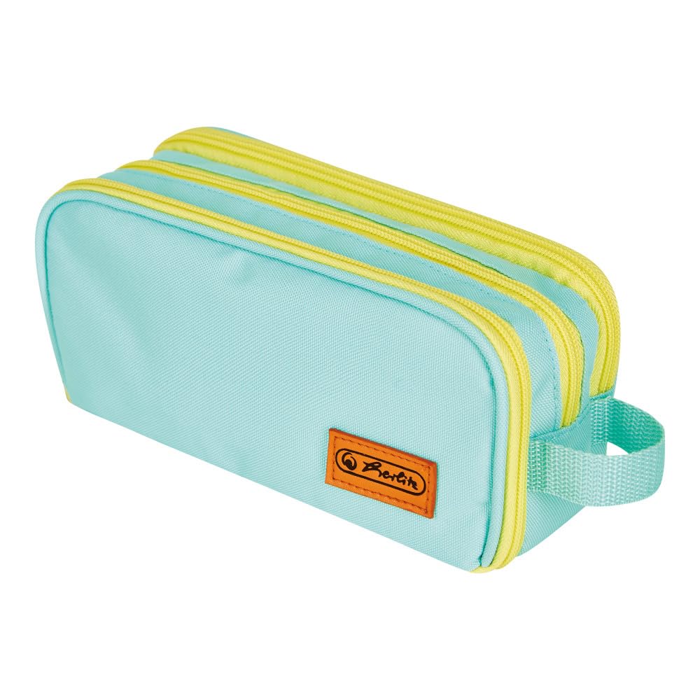 herlitz Doppelfaulenzer Uni Mint/gelb, 1 Stück
