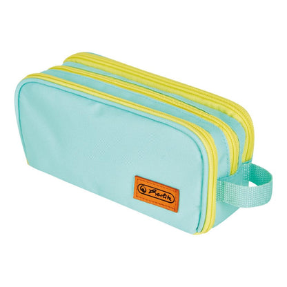 herlitz Doppelfaulenzer Uni Mint/gelb, 1 Stück