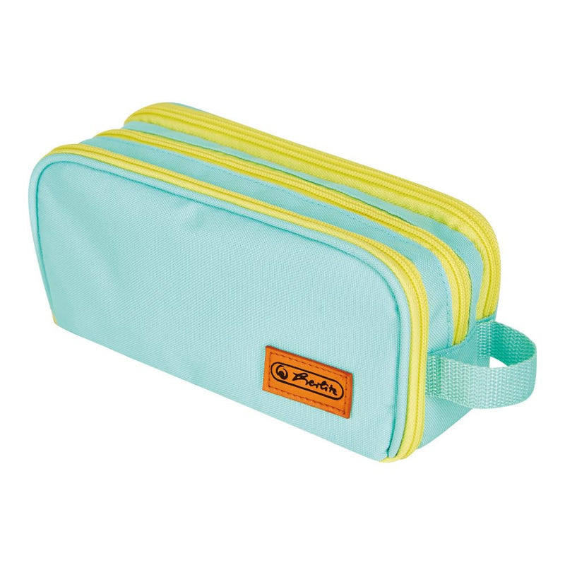 herlitz Doppelfaulenzer Uni Mint/gelb, 1 Stück