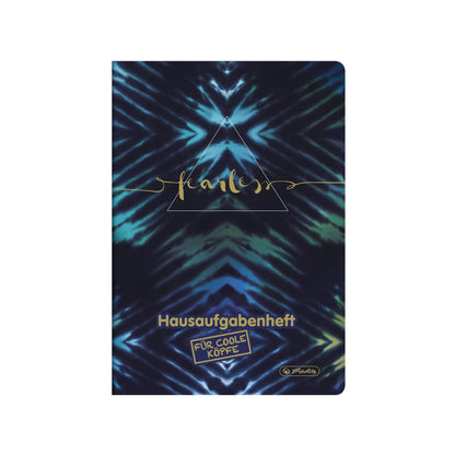 herlitz Aufgabenheft für coole Köpfe, A5, 48 Blatt, Motiv: New Batik Fearless, 1 Stück
