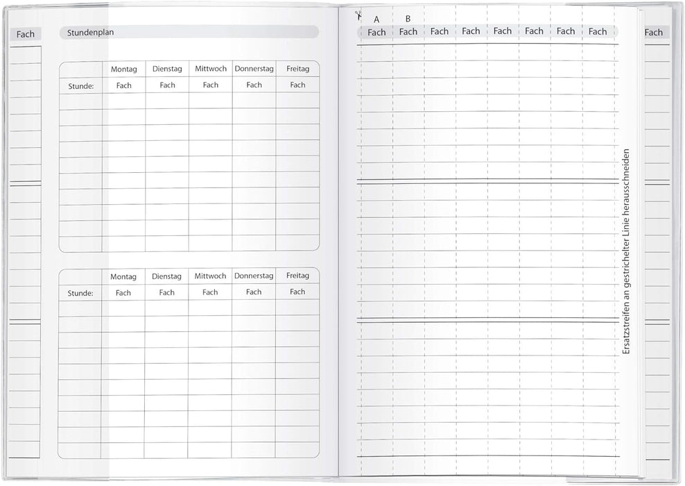 herlitz Aufgabenheft für coole Köpfe, A5, 48 Blatt, Motiv: New Batik Fearless, 1 Stück