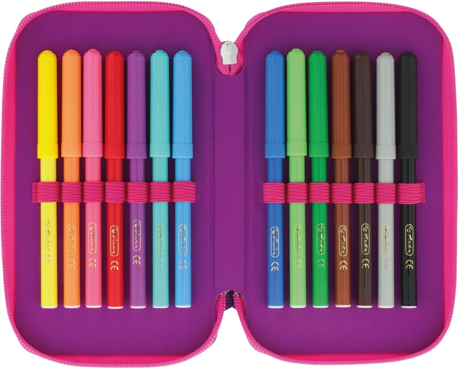 Herlitz TriCase 31tlg Dip Dye Pink/Purple