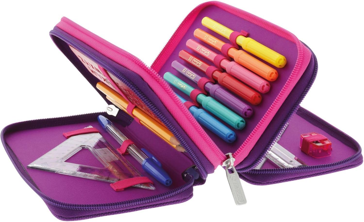 Herlitz TriCase 31tlg Dip Dye Pink/Purple