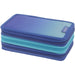 Herlitz TriCase 31-Piece Dip Dye Blue/Turquoise, blue