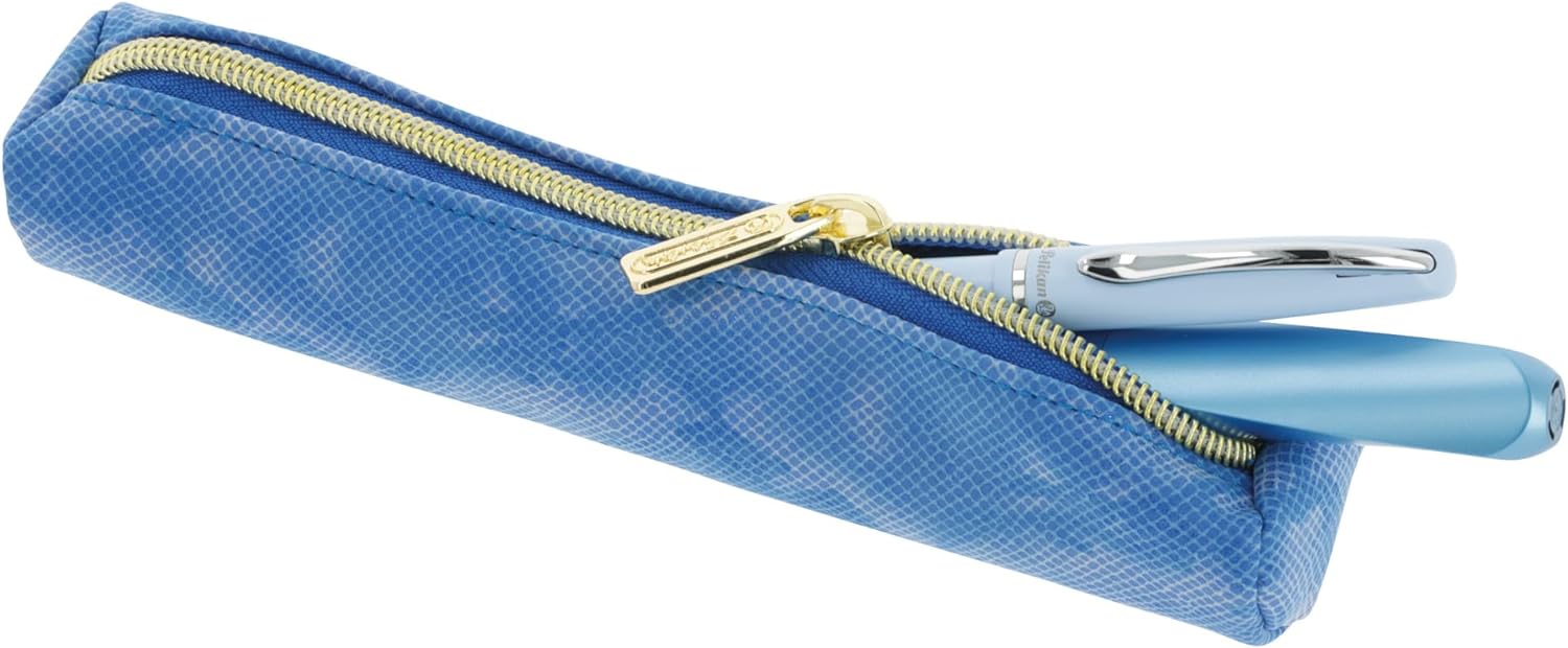 Herlitz Pencil Case Round Mini Bright Animals Blue, blue