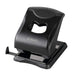 Herlitz 50025428 File Punch 4 mm with Stop Rail Black