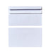 Herlitz DIN Long Format envelopes, Peel and Seal with Window, Pack of 100 with Inner Print in Sealed foil Packaging, White Without Window dl White