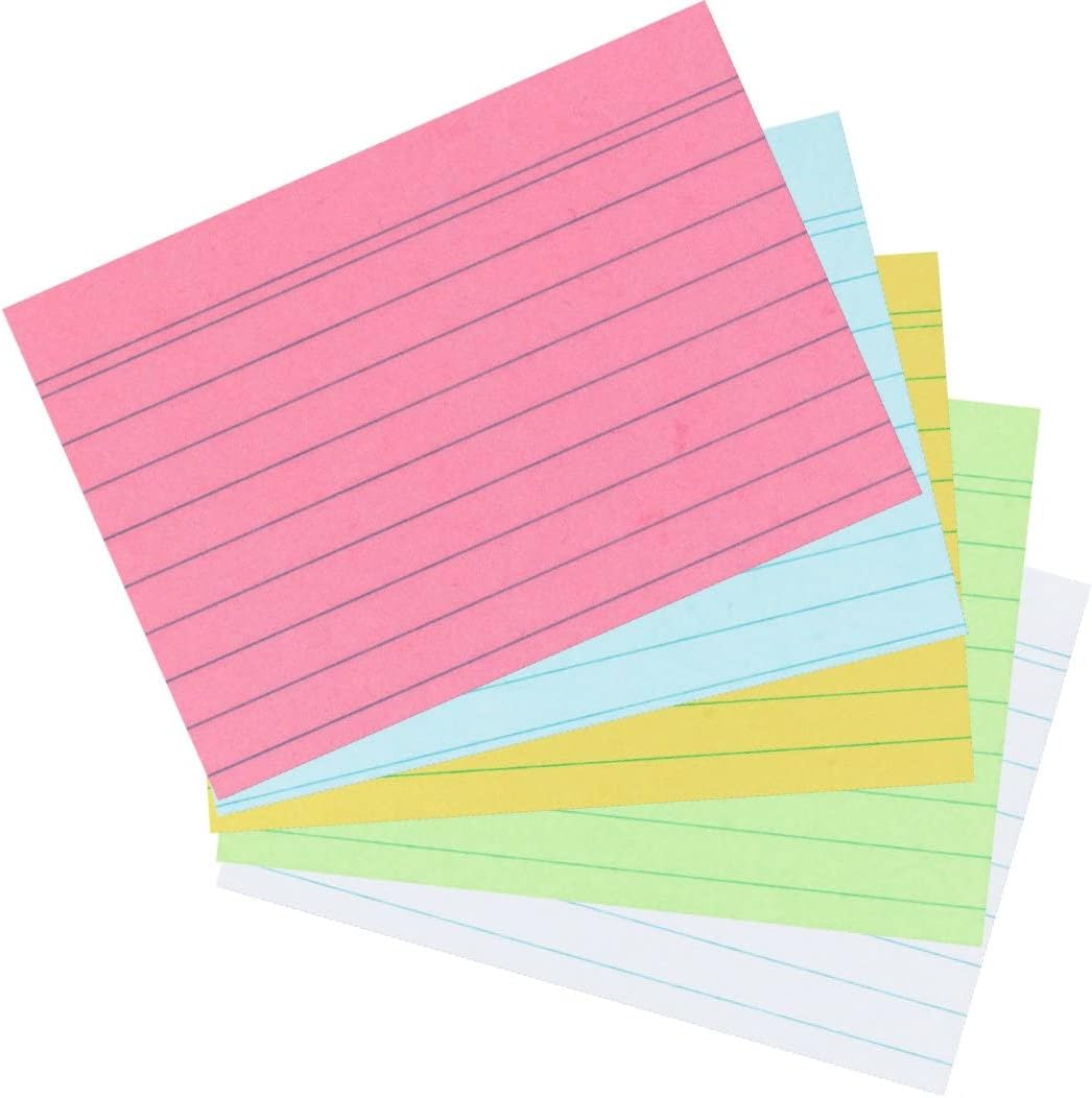 Herlitz 1150507 Index Cards, Pack of 100 A5 Bianco