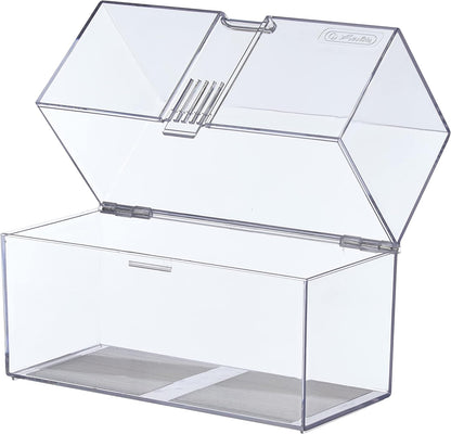 Herlitz A6 Transparent Index Card Box 16.1 x 7.6 x 13 cm Single
