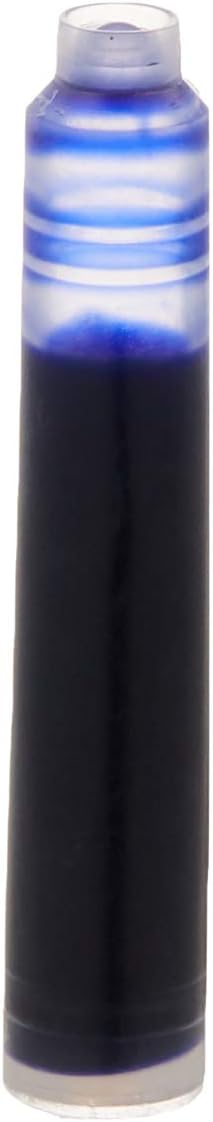 Herlitz Ink Cartridges in Glass with Screw, Pack of 100