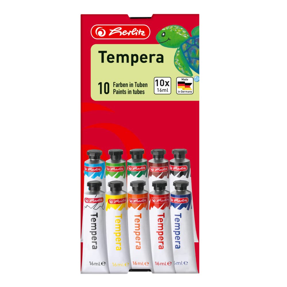Herlitz Temperafarbe 10 Tuben