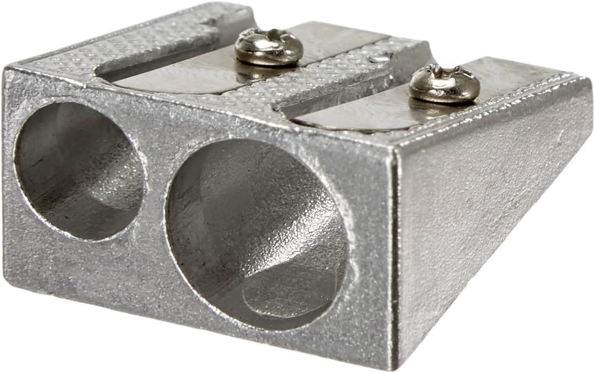 Herlitz Aluminium Double Sharpener Metal single pack
