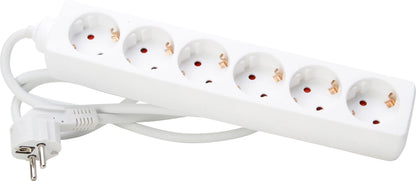 `EFB Steckdosenleiste 6x weiB,o. Schalter,1.5m,`