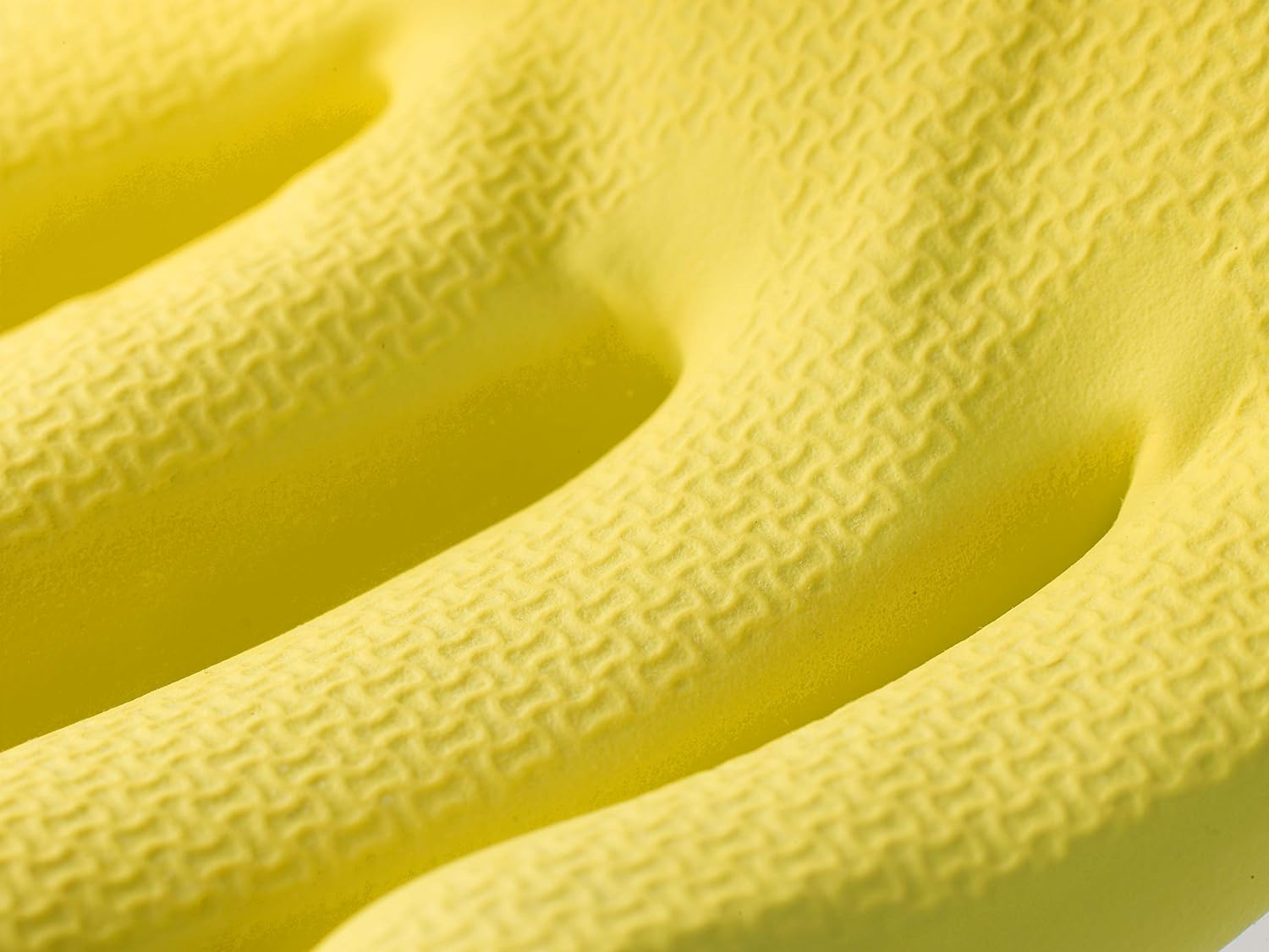 Spontex Hausputz Handschuhe, für alle Putz- und Pflegearbeiten im Haushalt, griffig und robust, innen mit Baumwollbeflockung, Größe L (10 x 1 Paar), Gelb L Hausputz