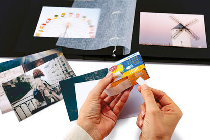 Transparol photo corners, extra large 100 pcs. double strips & Photo Stickers, 12mm x 17mm, 1000pcs