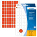 HERMA 2342 Multi-purpose labels 12x18 mm red paper matt hand inscription 1792 pcs. Red 12 x 18mm Large Pack