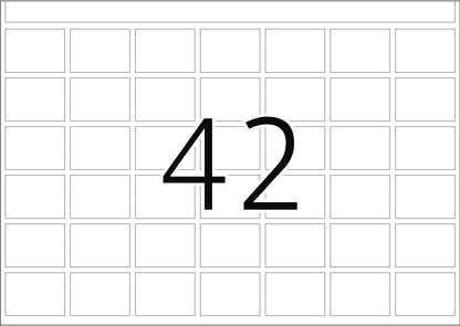 Herma 16 x 22 mm DP1 Paper Matt Labels - White (Pack of 10000) Sheet size: 168 x 120 mm (DP1) 22 x 16 mm white