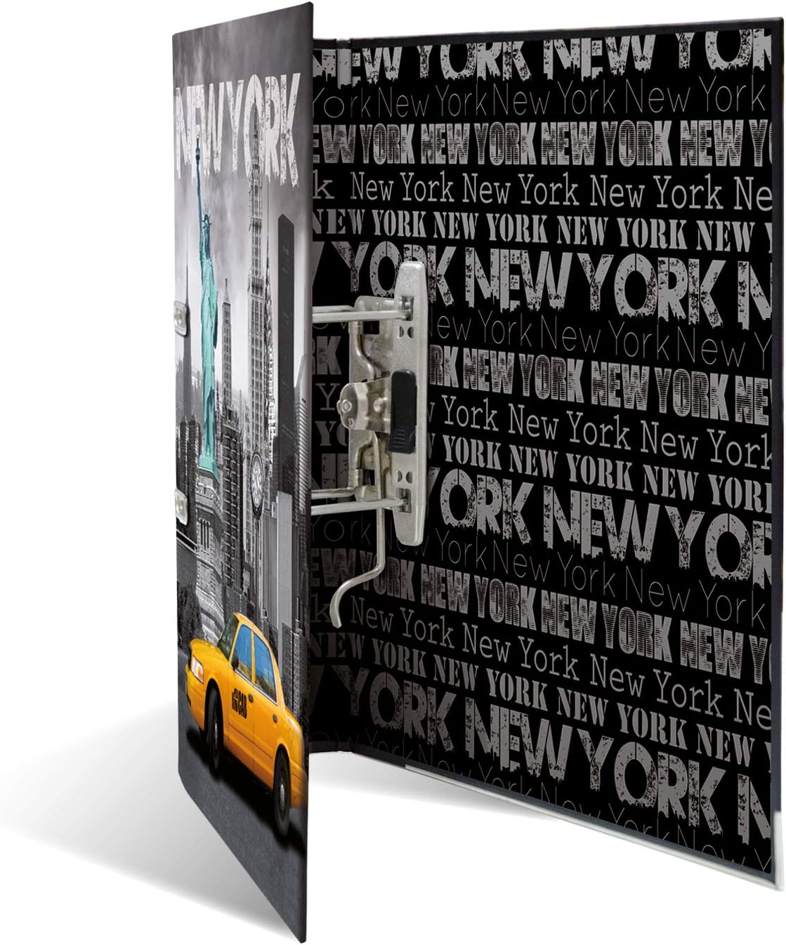 HERMA Lever Arch File Trend Cities with New York Motif, A4, 70 mm Spine, with Inner Print, 1 Folder