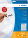 HERMA 7698 Fotophan Slide Sleeves DIN A4 Transparent (5 x 5 cm, 10 Pockets, Film, Clear/Matte) Slide Archiving for Framed Slides with Safety Tab and Euro Holes 10 Hüllen Clear / matt