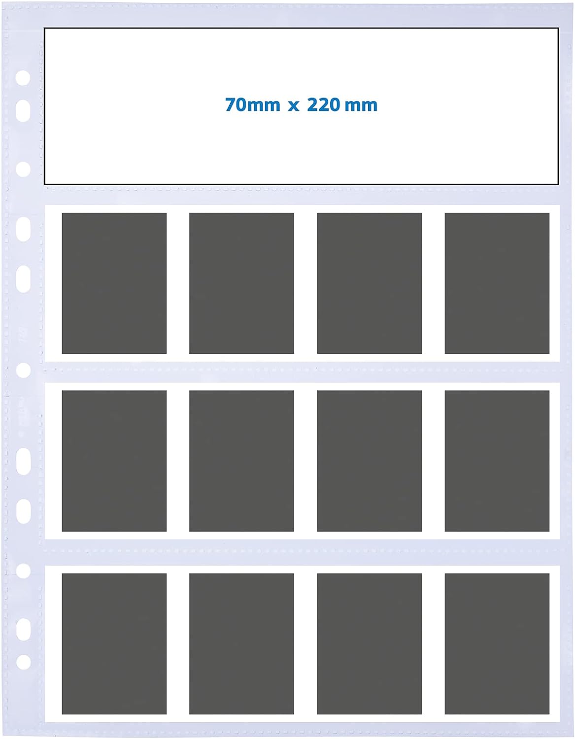 HERMA Negativhullen transparent 4 Filmstreifen kla