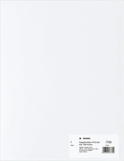 HERMA Negativhullen transparent 4 Filmstreifen kla