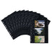 HERMA Photo Pockets for Ring Binder Albums, Acid Free, 13 x 9 cm Landscape Format, 60 Pockets, Black Black 13 x 9 cm 10 Sheets