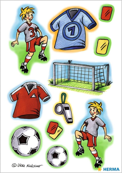 HERMA Sticker Fussballspiel selbstklebend Papier