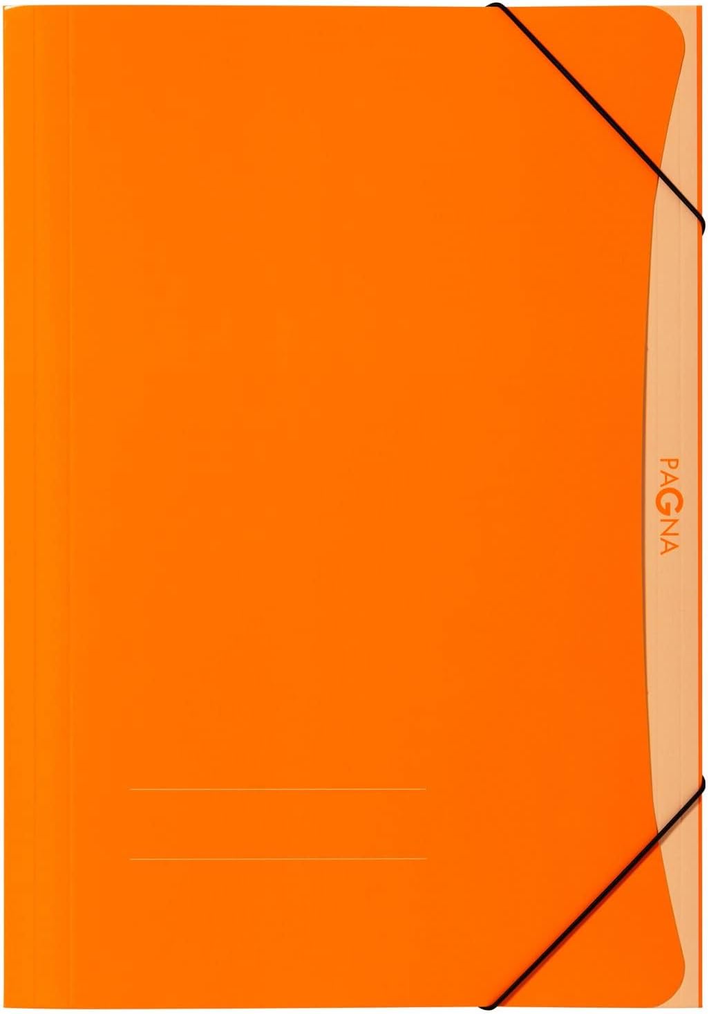 Pagna Elastic Folder A4 PP 3 Flaps Assorted Colours Pack of 10 DIN A4 - 10er Set