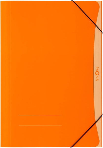 Pagna Elastic Folder A4 PP 3 Flaps Assorted Colours Pack of 10 DIN A4 - 10er Set
