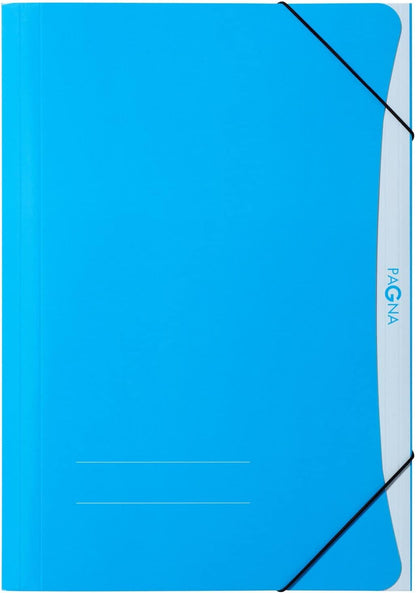 Pagna Elastic Folder A3 PP 3 Flaps Assorted Colours Pack of 10 DIN A3 - 10er Set