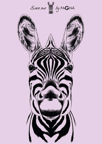 PAGNA 26050-34 Notebook A5 Zebra 128S dotted lines