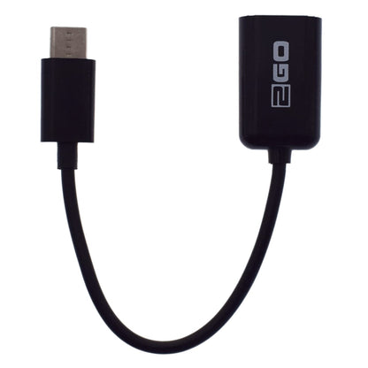 2GO USB OTG Host-Kabel USB Type C 15cm schwarz