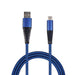 carstyling XXL 2GO USB Data Cable and Charging Cable 100 cm for USB Type-C 3.1 Blue
