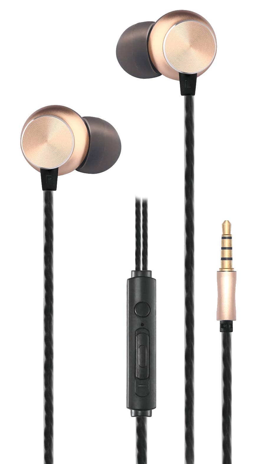 2GO In-Ear Stereo-Headset Deluxe - schwarz/gold