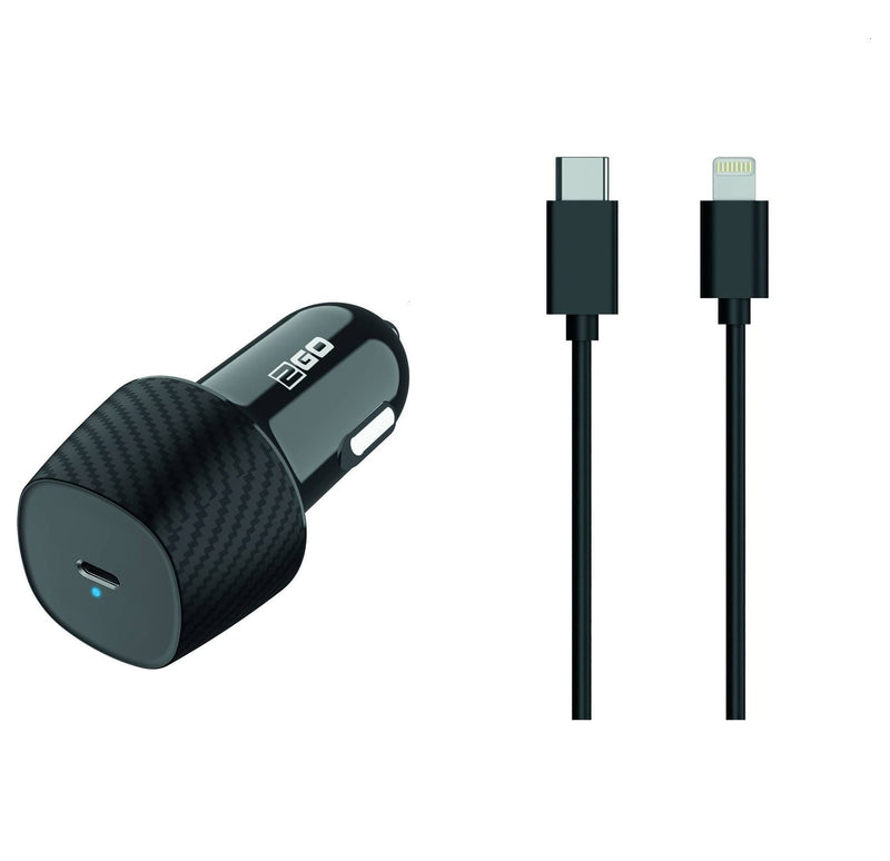2GO Lightning Power Delivery Mains Charger (2-tl) Black