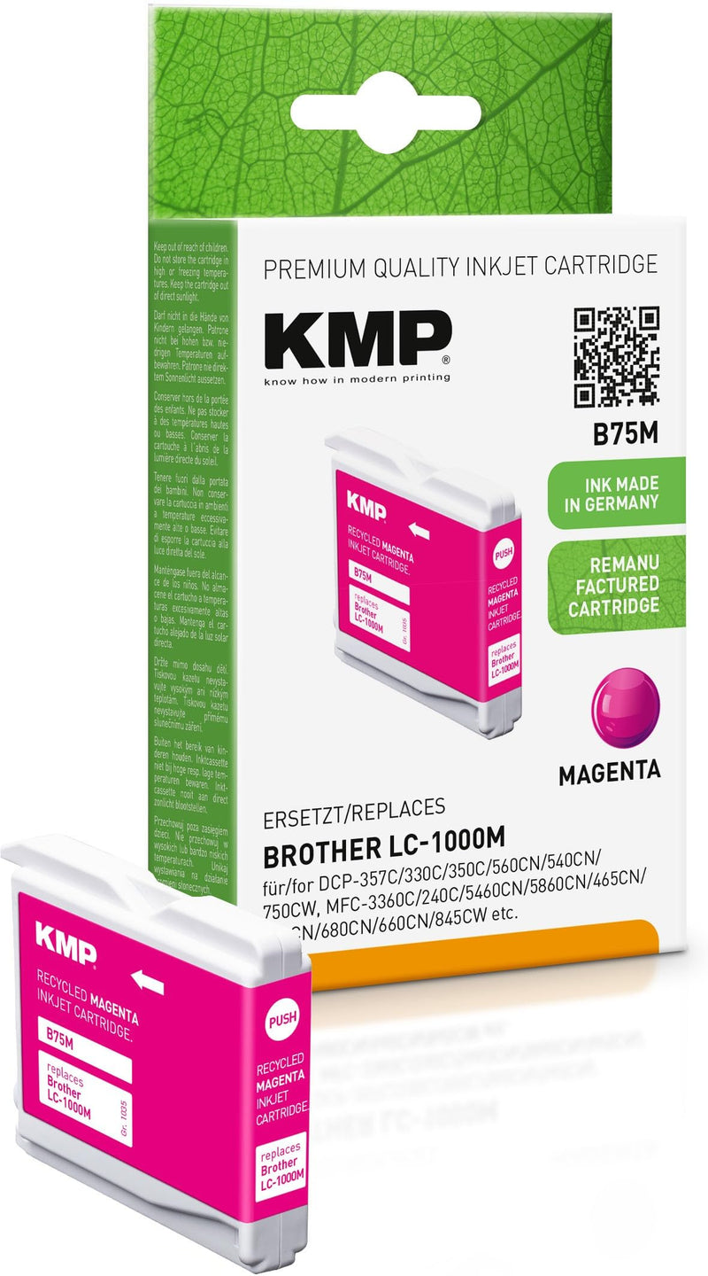 KMP Patrone Brother LC-1000M LC51M 400 S. magenta