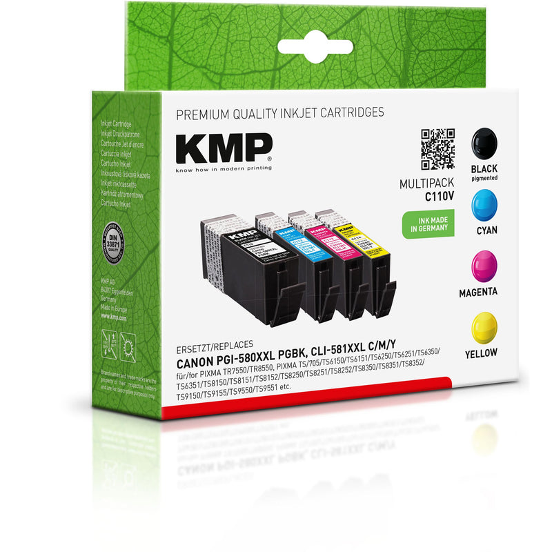 KMP Patrone Canon PGI-580XXL Multip. 600-824 S. C1