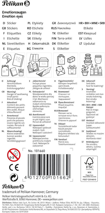 Pelikan 101660 Stickers, Multi-Colour