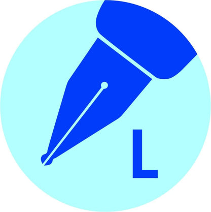 Pelikan Pelikano Fountain Pen Left-Handed Size L Blue 1 count (Pack of 1) blue