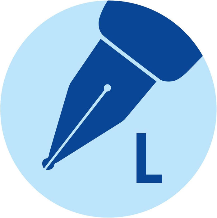 Pelikan Pelikano Fountain Pen Left-Handed Red Stainless Steel Size L 1 count (Pack of 1) red