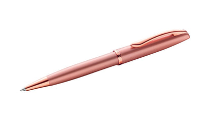 Pelikan Jazz Noble Ballpoint Pen Rose (Pink) for Right and Left Handed Users Elegant Metal Ballpoint Pen in Folding Box 821636 Rose Gold Ballpoint pen Folding box