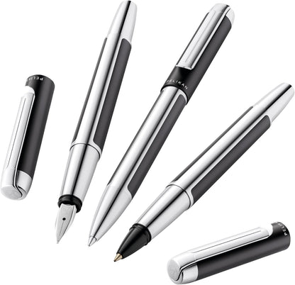 Pelikan Kugelschreiber Pura K40, Anthrazit, hochwertiger Drehkugelschreiber im Geschenk-Etui, 822633, 1 Stück (1er Pack)