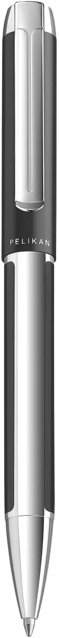 Pelikan Kugelschreiber Pura K40, Anthrazit, hochwertiger Drehkugelschreiber im Geschenk-Etui, 822633, 1 Stück (1er Pack)