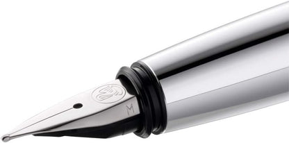Pelikan Füllhalter Pura P40, Violett, Feder M (mittel), hochwertiger Patronenfüller im Geschenk-Etui, 823784